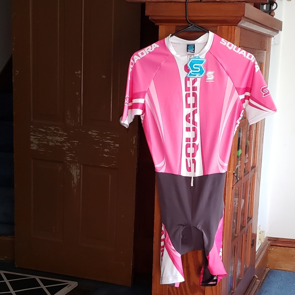 SQUADRA Womens Cycling Speedsuit Size Medium NWT